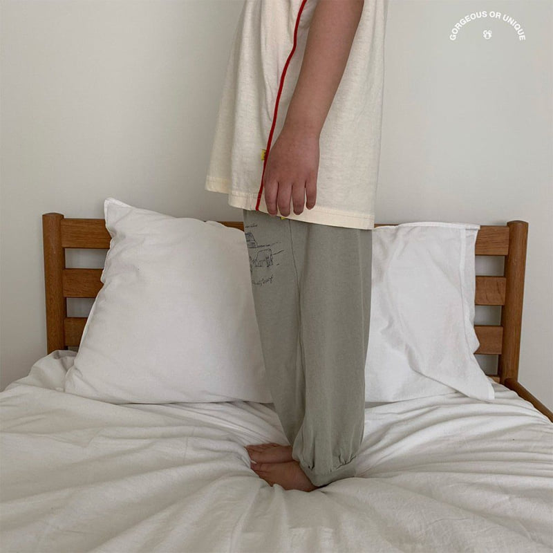 go;u - Korean Children Fashion - #designkidswear - Ranch Long Pants - 10