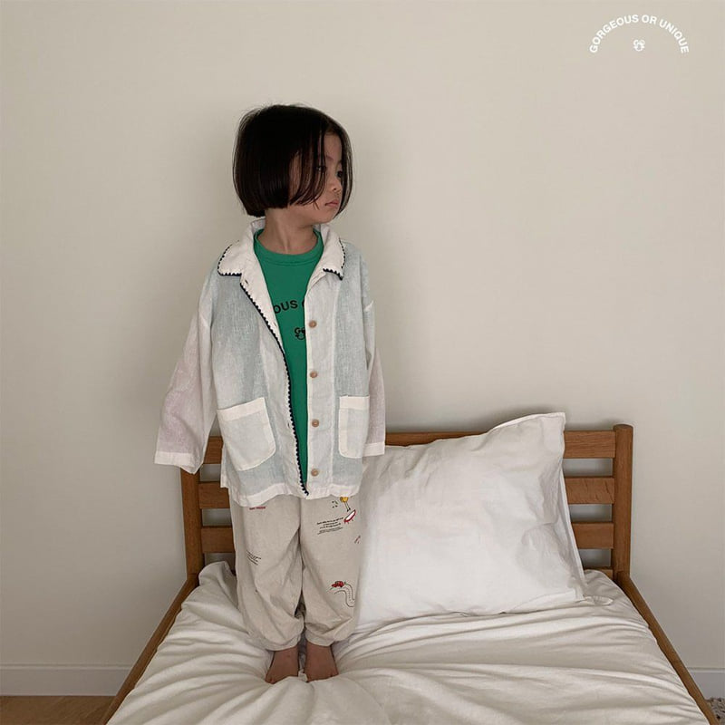 go;u - Korean Children Fashion - #discoveringself - Picture Pants - 6