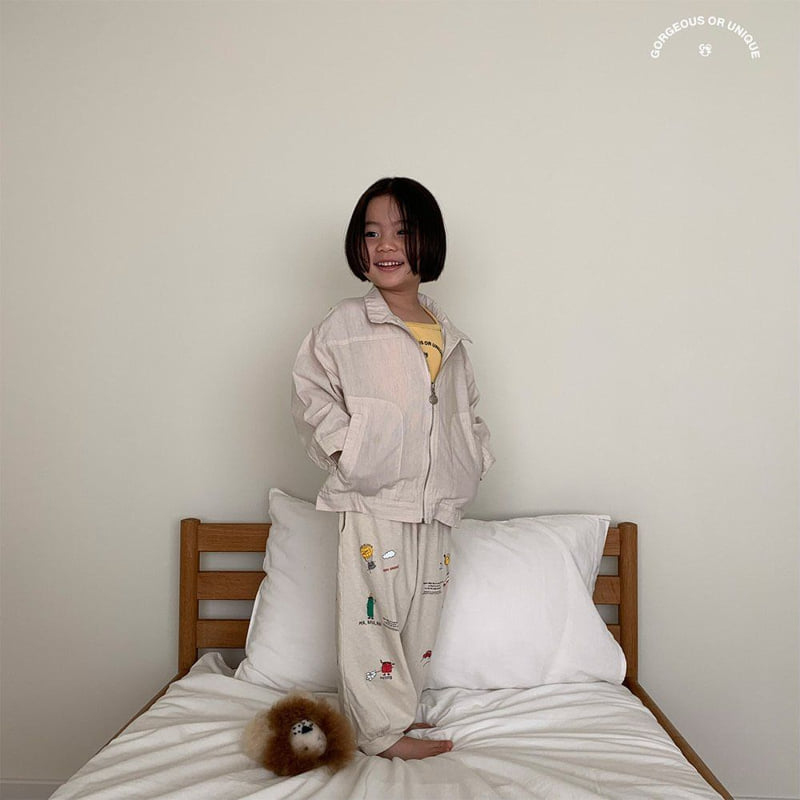 go;u - Korean Children Fashion - #discoveringself - Zippered Jacket - 9