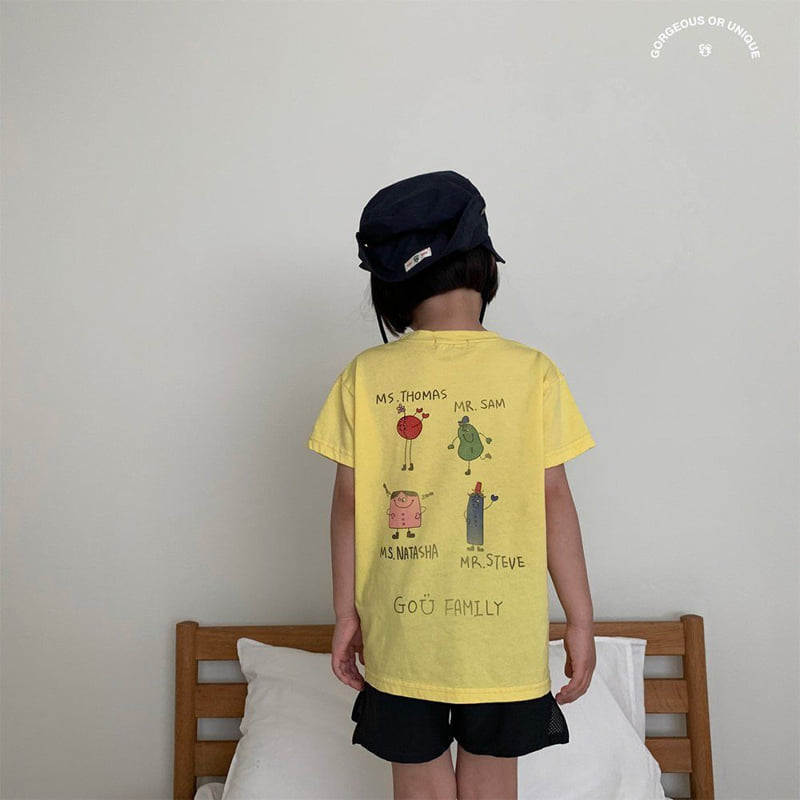 go;u - Korean Children Fashion - #discoveringself - Family Tee - 7