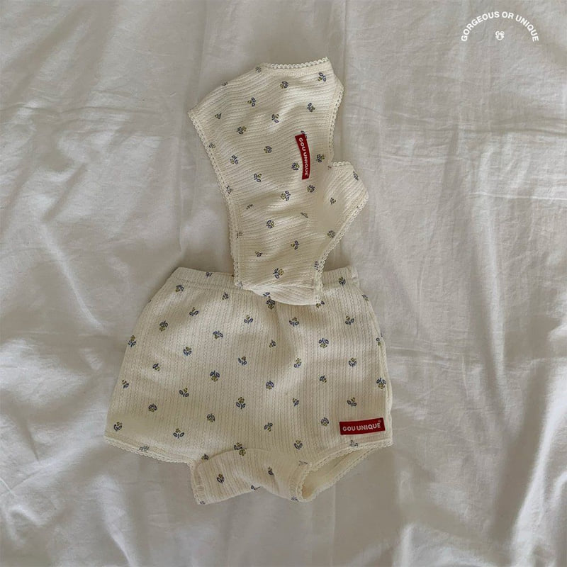 go;u - Korean Children Fashion - #fashionkids - Top Bottom Set - 8