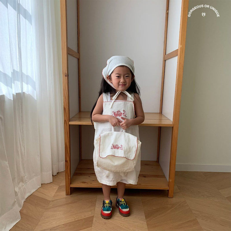 go;u - Korean Children Fashion - #fashionkids - Rabbit Overalls One-piece - 3