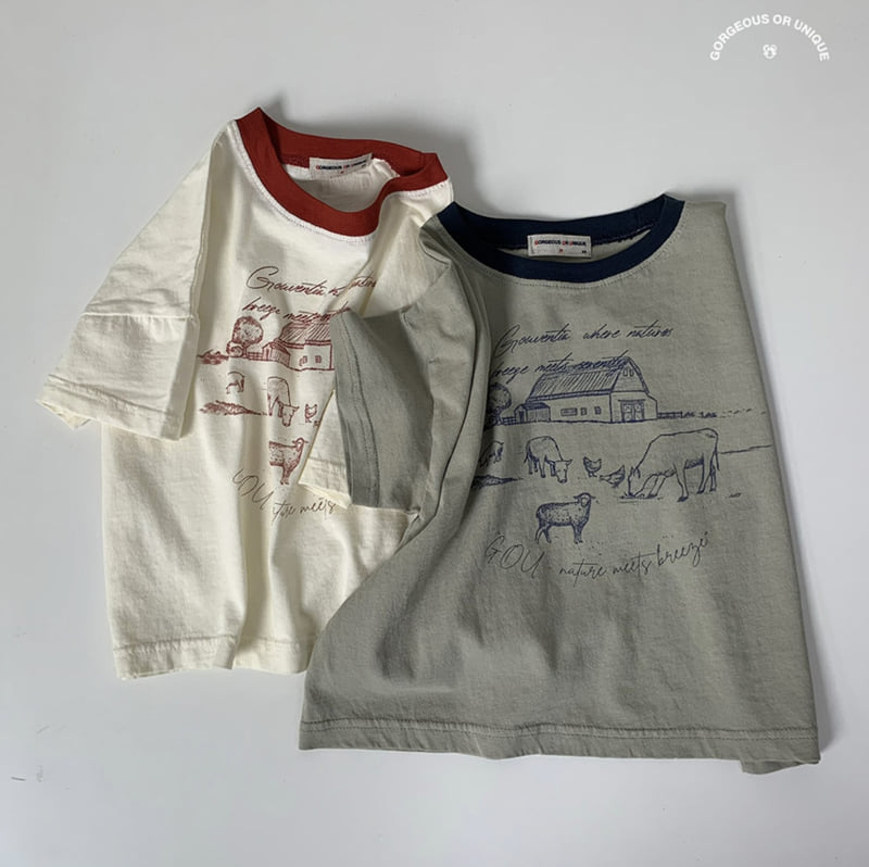 go;u - Korean Children Fashion - #fashionkids - Ranch Tee