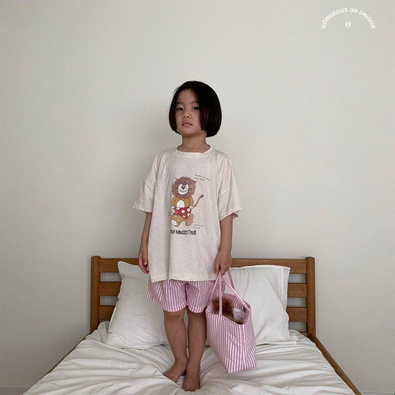 go;u - Korean Children Fashion - #fashionkids - Lion Tee - 10