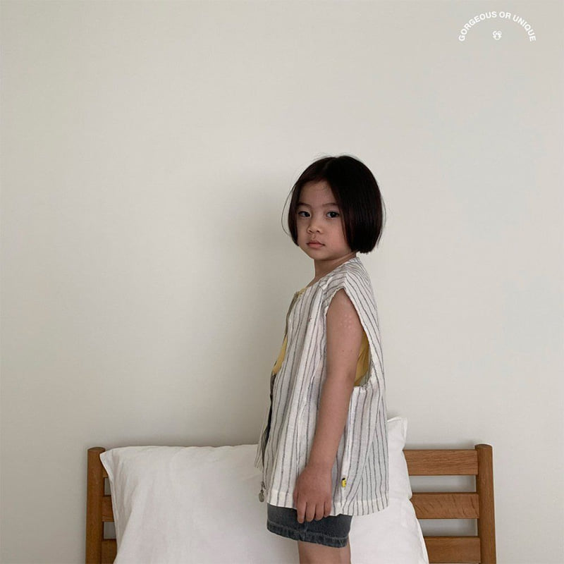 go;u - Korean Children Fashion - #fashionkids - Mama Vest - 3