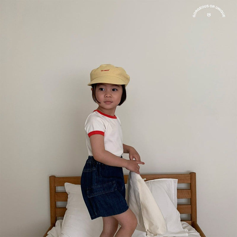 go;u - Korean Children Fashion - #kidsshorts - Retro Tee - 6