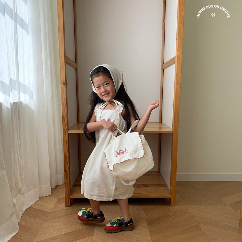 go;u - Korean Children Fashion - #fashionkids - Rabbit Overalls One-piece - 4