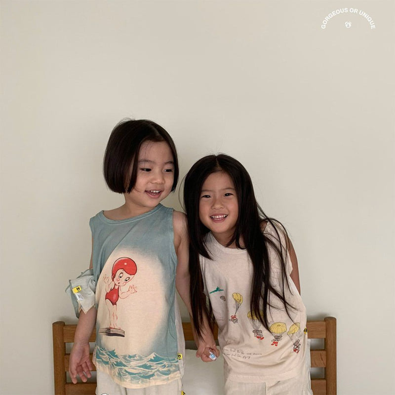 go;u - Korean Children Fashion - #kidsshorts - Experience Sleeveless - 9