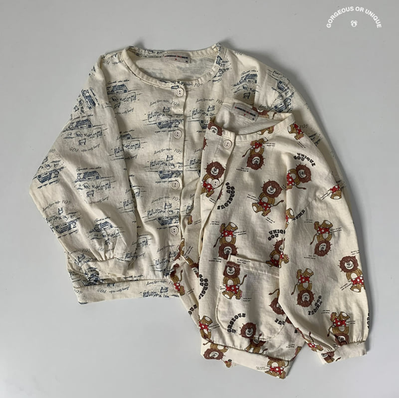 go;u - Korean Children Fashion - #kidzfashiontrend - Each Other Cardigan