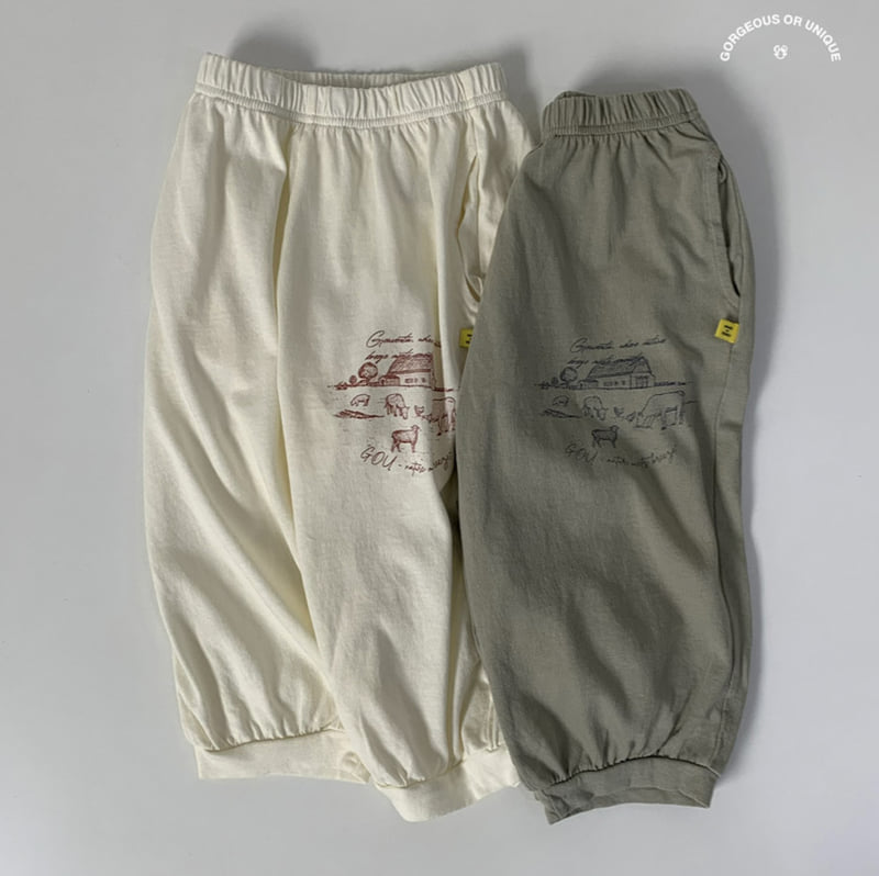 go;u - Korean Children Fashion - #kidzfashiontrend - Ranch Long Pants