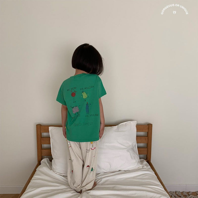 go;u - Korean Children Fashion - #kidzfashiontrend - Family Tee - 11