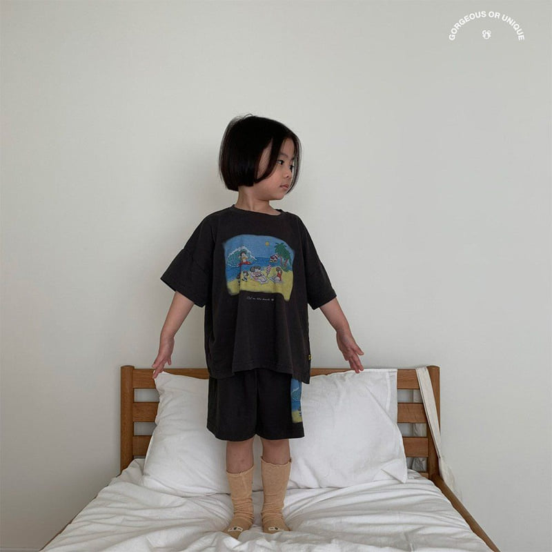 go;u - Korean Children Fashion - #kidzfashiontrend - Beach Pants - 11