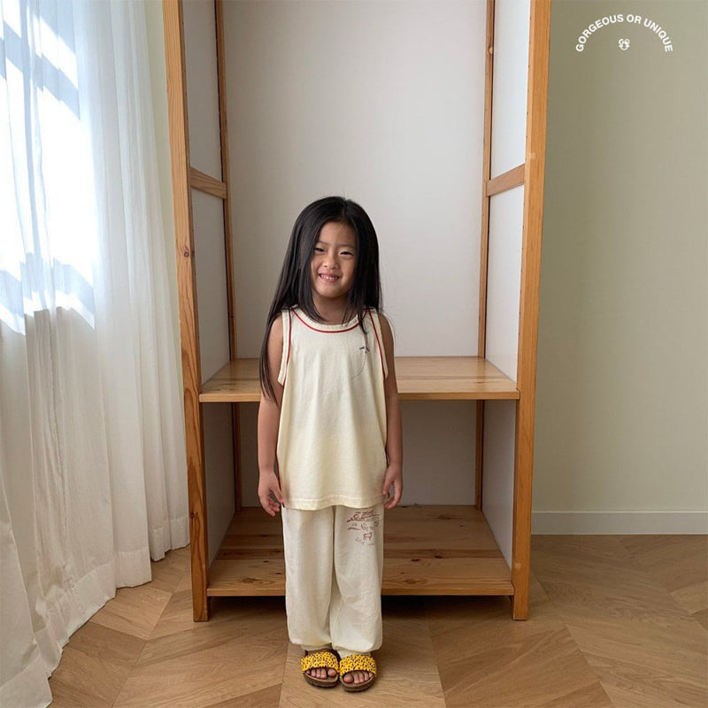 go;u - Korean Children Fashion - #littlefashionista - Ranch Long Pants - 3