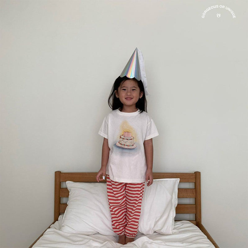 go;u - Korean Children Fashion - #littlefashionista - Cake Egg Tee - 2