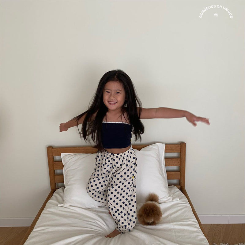 go;u - Korean Children Fashion - #magicofchildhood - Mango Dot Pants Junior - 7