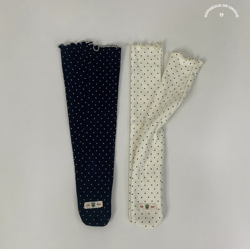 go;u - Korean Children Fashion - #minifashionista - Dot Knee Socks