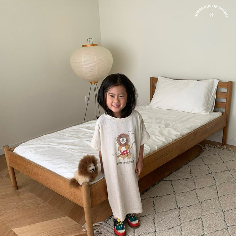 go;u - Korean Children Fashion - #minifashionista - Lion One-piece Kids - 2