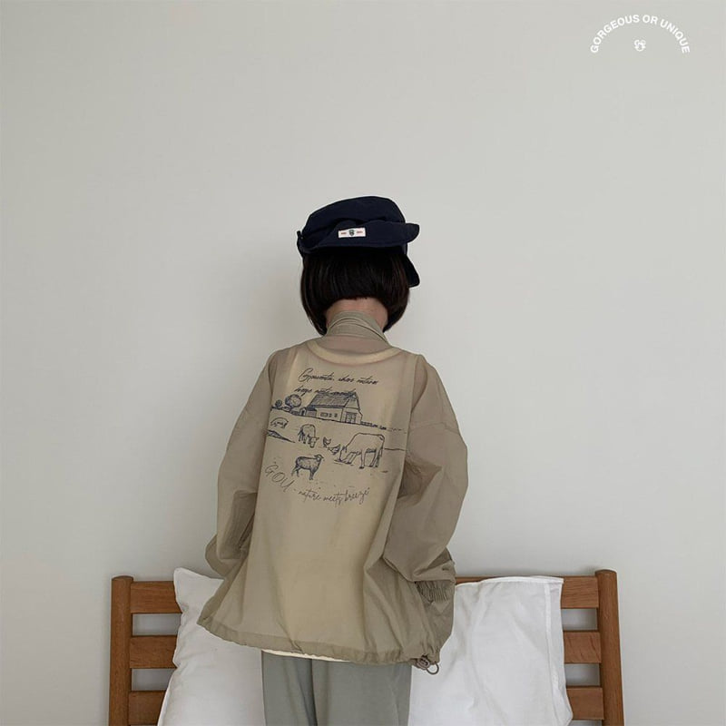 go;u - Korean Children Fashion - #prettylittlegirls - Ranch Wind Jumper - 10