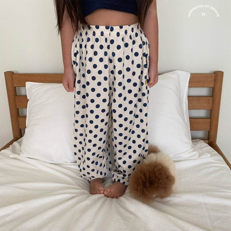 go;u - Korean Children Fashion - #prettylittlegirls - Mango Dot Pants Junior - 9