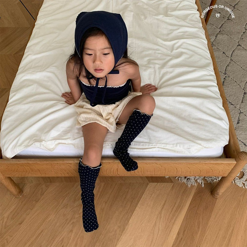 go;u - Korean Children Fashion - #stylishchildhood - Dot Knee Socks - 5