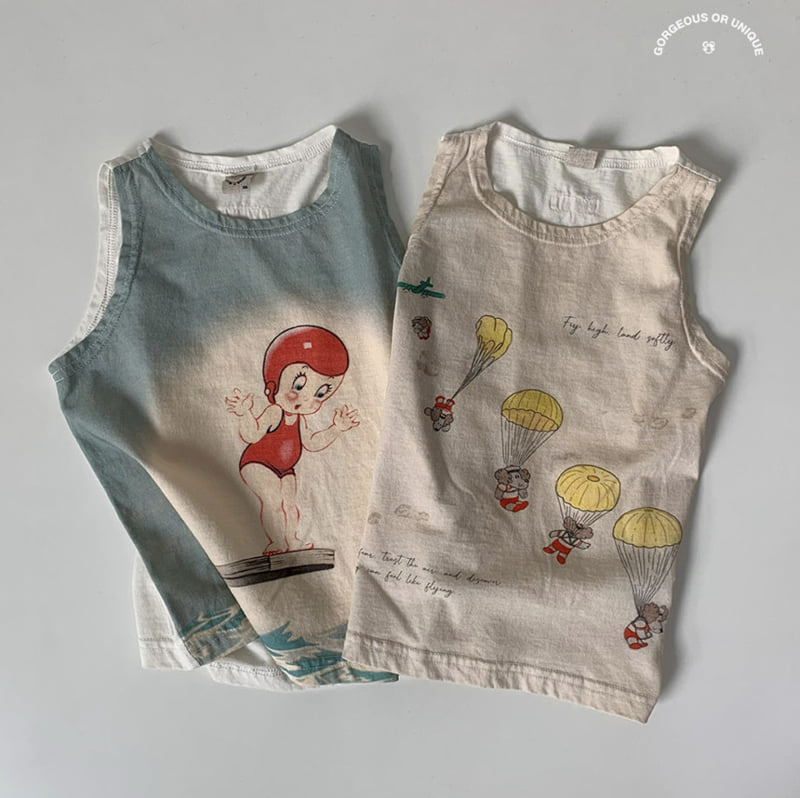 go;u - Korean Children Fashion - #todddlerfashion - Experience Sleeveless