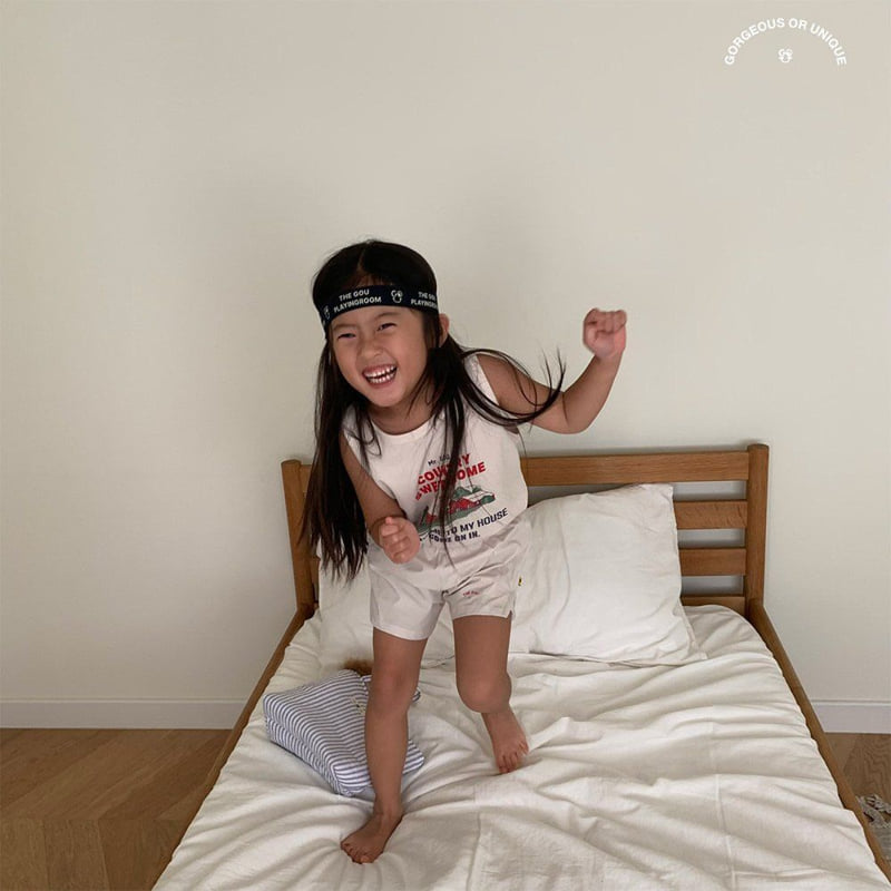 go;u - Korean Children Fashion - #todddlerfashion - Sweet Home Sleeveless - 3
