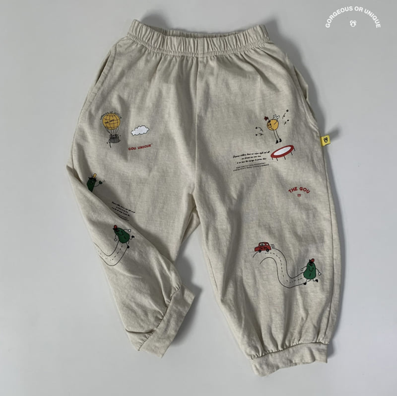 go;u - Korean Children Fashion - #toddlerclothing - Picture Pants