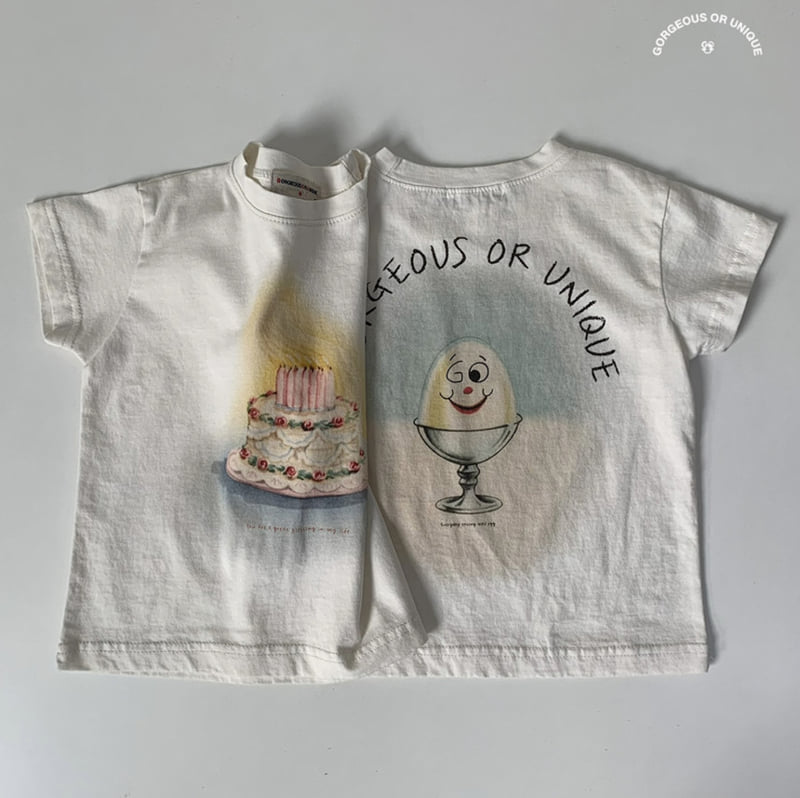 go;u - Korean Women Fashion - #thatsdarling - Adult Cake Egg Tee