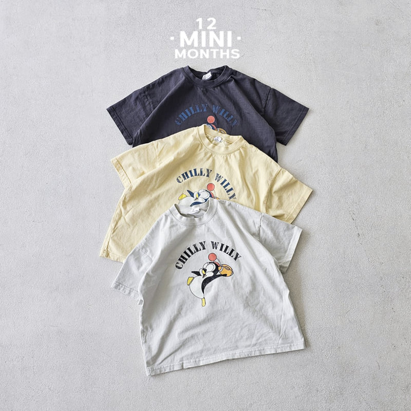 12 Month - Korean Baby Fashion - #babyboutique - Mini Willy Tee - 11