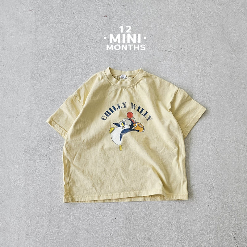 12 Month - Korean Baby Fashion - #babyboutique - Mini Willy Tee - 12