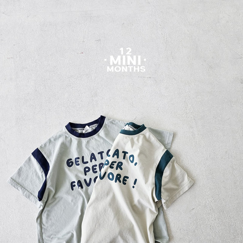 12 Month - Korean Baby Fashion - #babyboutique - Mini Gelato Tee - 9