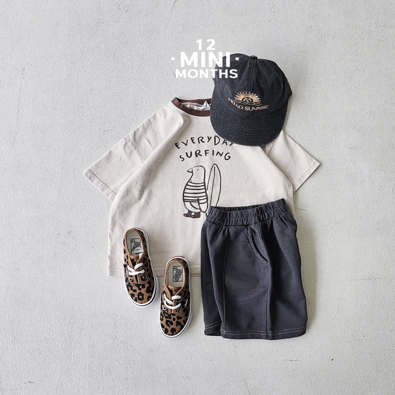 12 Month - Korean Baby Fashion - #babyboutique - Mini Penguin Tee - 3