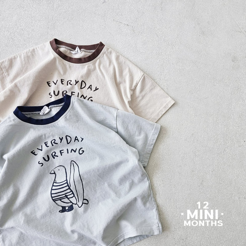 12 Month - Korean Baby Fashion - #babyboutique - Mini Penguin Tee - 4