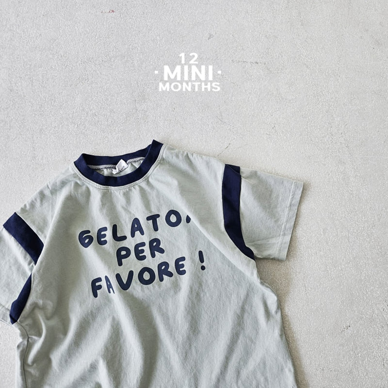 12 Month - Korean Baby Fashion - #babyclothing - Mini Gelato Tee - 12