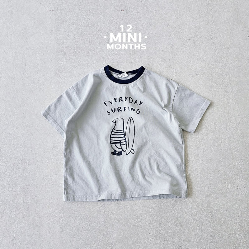 12 Month - Korean Baby Fashion - #babyclothing - Mini Penguin Tee - 5