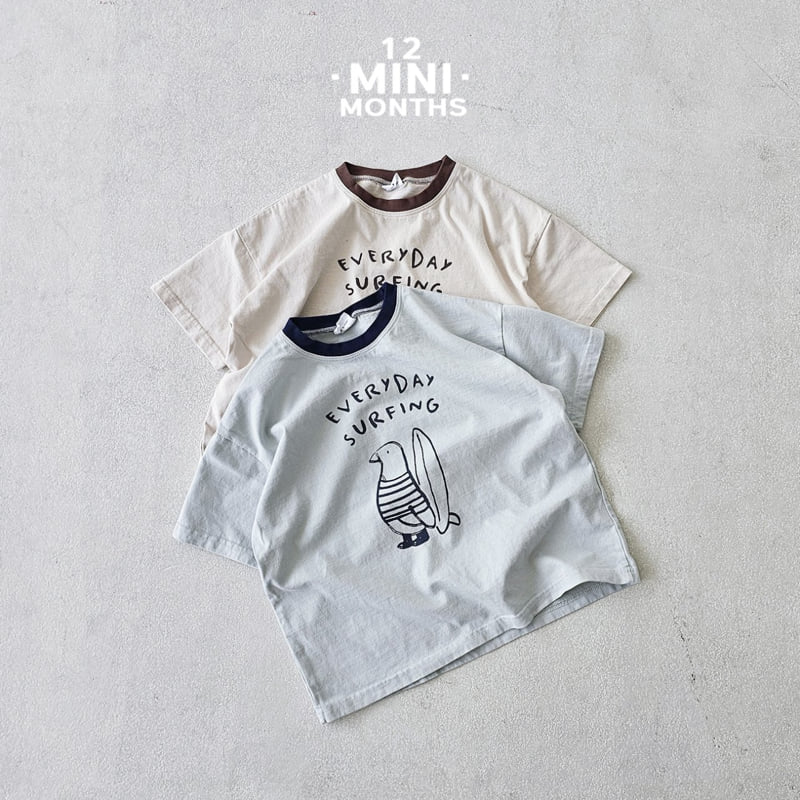 12 Month - Korean Baby Fashion - #babyfashion - Mini Penguin Tee - 6