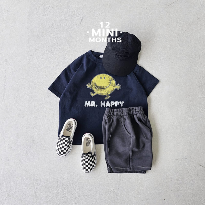 12 Month - Korean Baby Fashion - #babyfever - Mini Happy Tee - 3