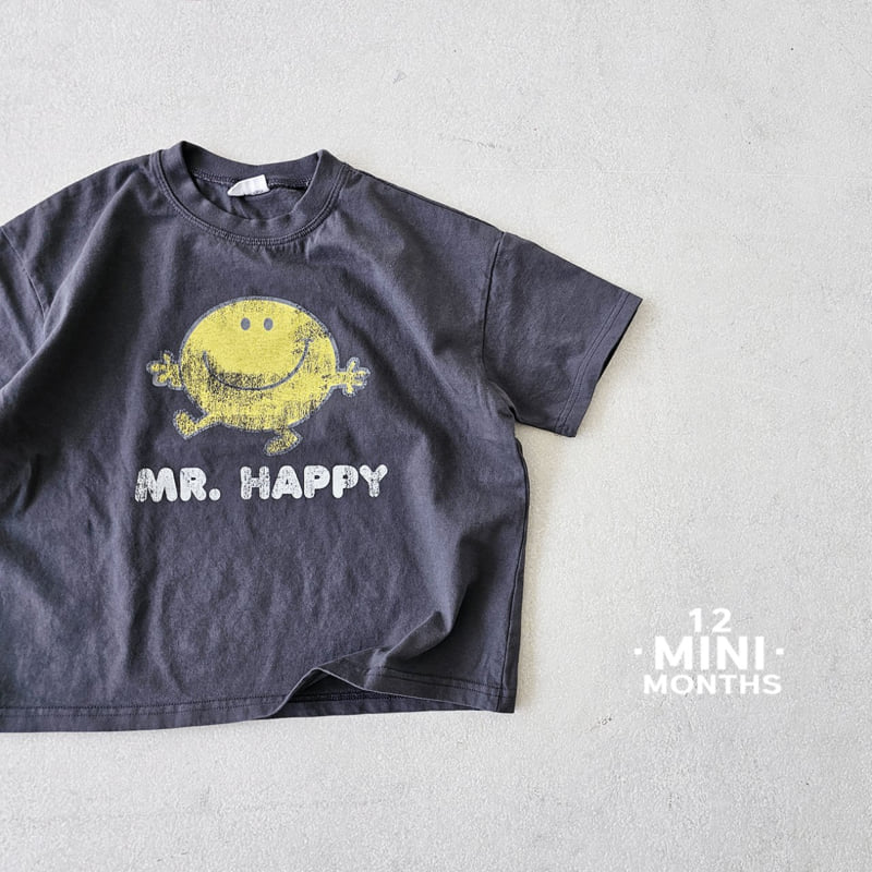 12 Month - Korean Baby Fashion - #babyfever - Mini Happy Tee - 4