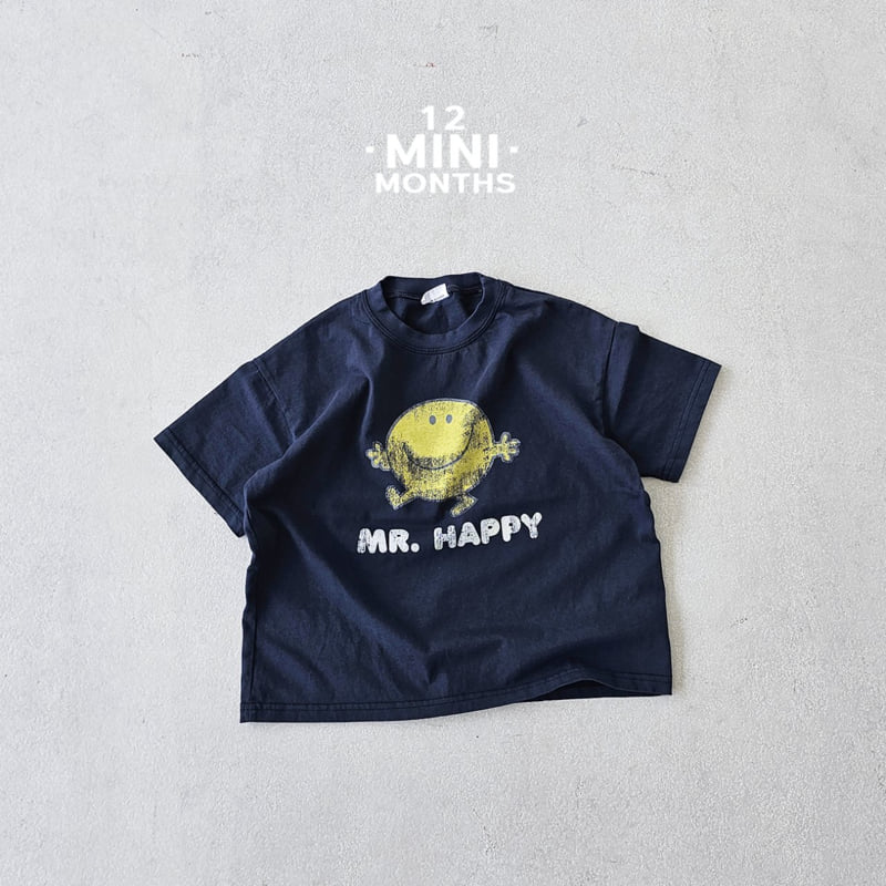 12 Month - Korean Baby Fashion - #babylifestyle - Mini Happy Tee - 5