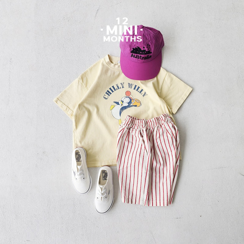 12 Month - Korean Baby Fashion - #babylifestyle - Mini Willy Tee - 3