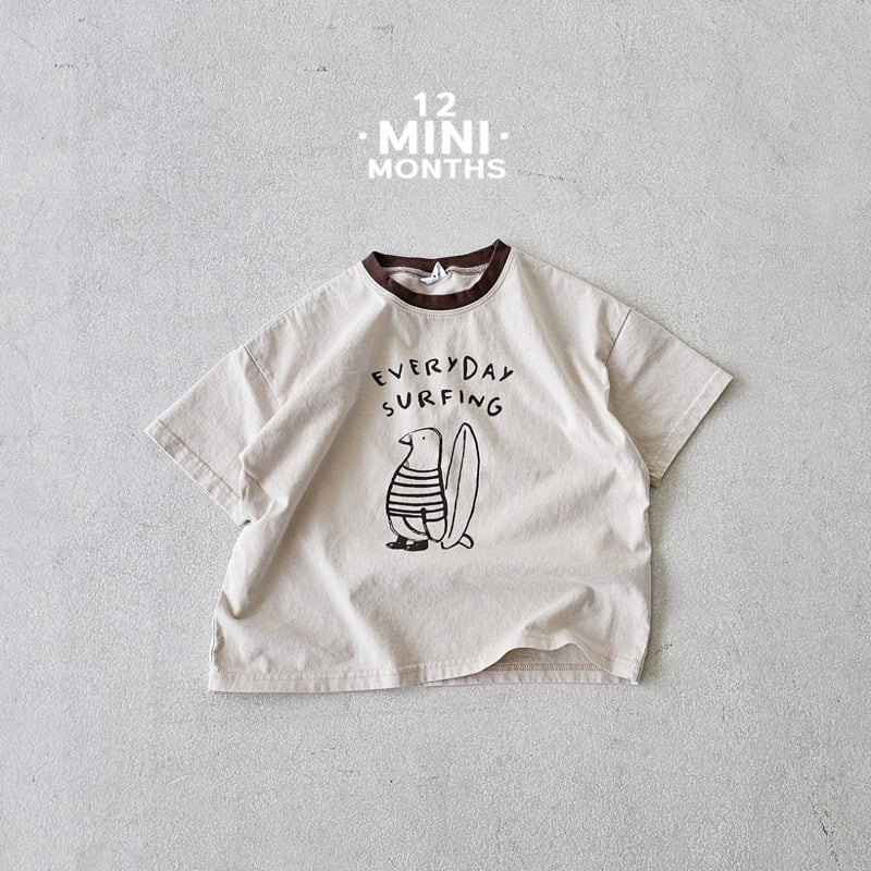12 Month - Korean Baby Fashion - #babylifestyle - Mini Penguin Tee - 9