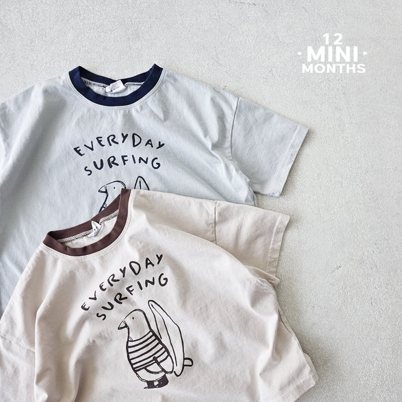 12 Month - Korean Baby Fashion - #babyoninstagram - Mini Penguin Tee - 10