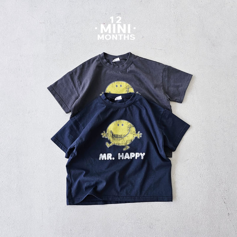 12 Month - Korean Baby Fashion - #babyootd - Mini Happy Tee - 7