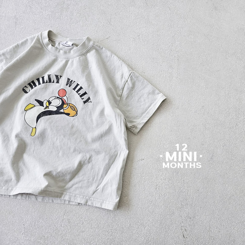 12 Month - Korean Baby Fashion - #babyootd - Mini Willy Tee - 5