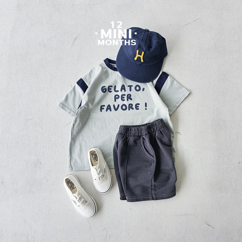 12 Month - Korean Baby Fashion - #babyootd - Mini Gelato Tee - 3