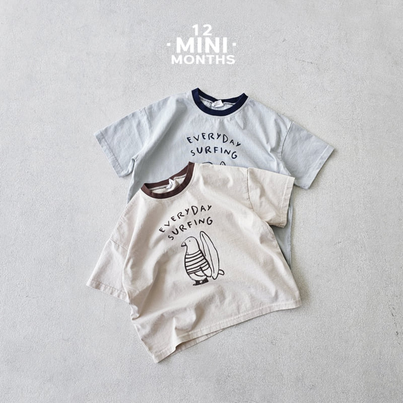 12 Month - Korean Baby Fashion - #babyootd - Mini Penguin Tee - 11