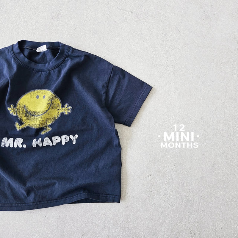 12 Month - Korean Baby Fashion - #babyoutfit - Mini Happy Tee - 8