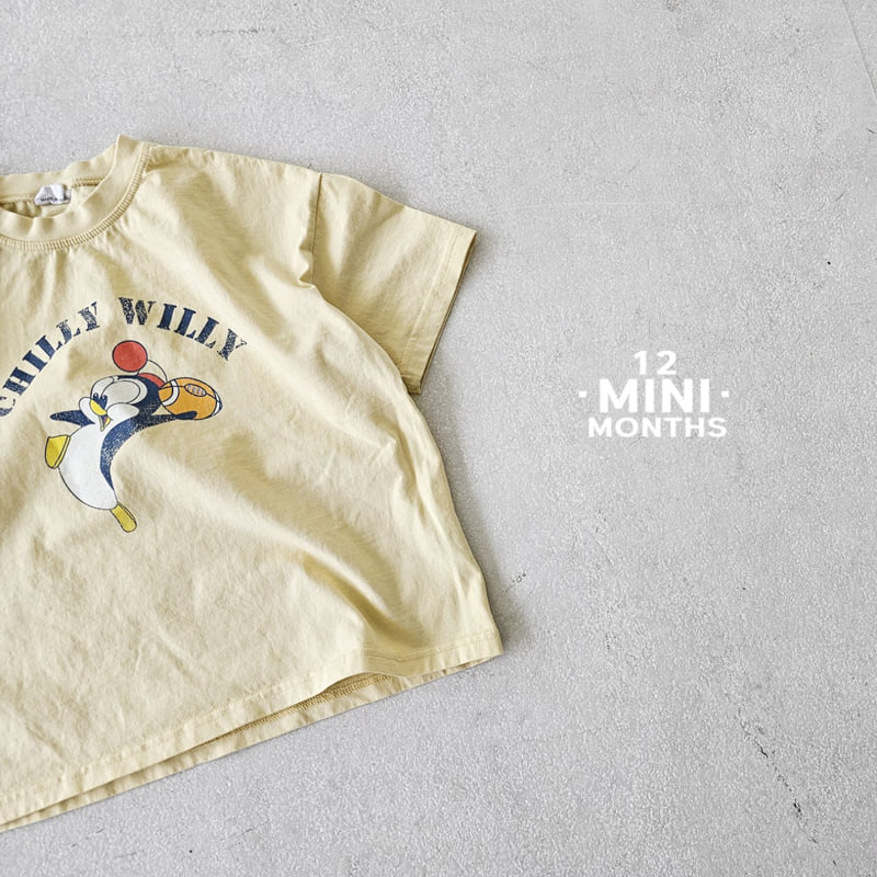 12 Month - Korean Baby Fashion - #babyoutfit - Mini Willy Tee - 6