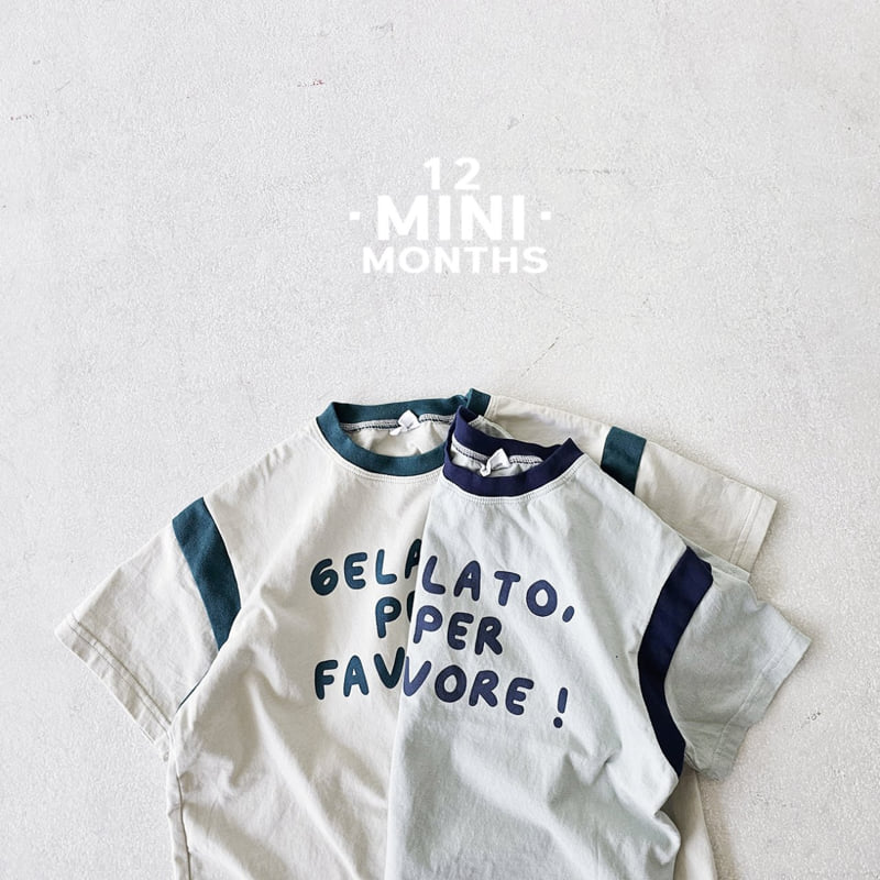 12 Month - Korean Baby Fashion - #babyootd - Mini Gelato Tee - 4