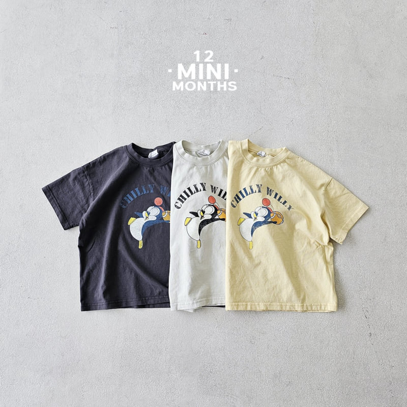 12 Month - Korean Baby Fashion - #babywear - Mini Willy Tee - 8